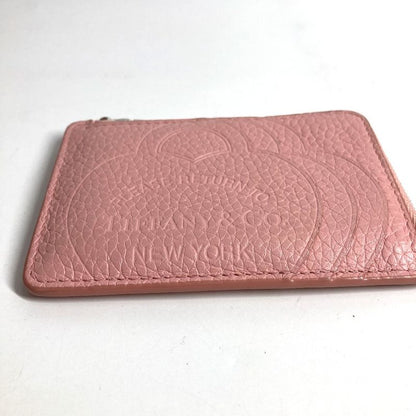 Tiffany & Co. Coin Case Return to Heart Logo Leather Pink