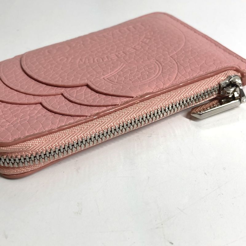 Tiffany & Co. Coin Case Return to Heart Logo Leather Pink