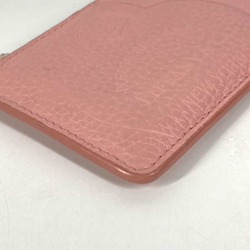 Tiffany & Co. Coin Case Return to Heart Logo Leather Pink