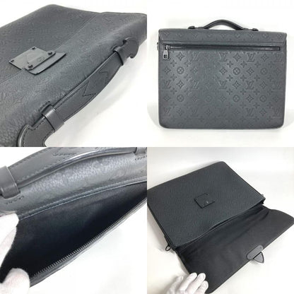 Louis Vuitton Handbag S Lock Bree Fake-s Taurillon Leather Noir Black