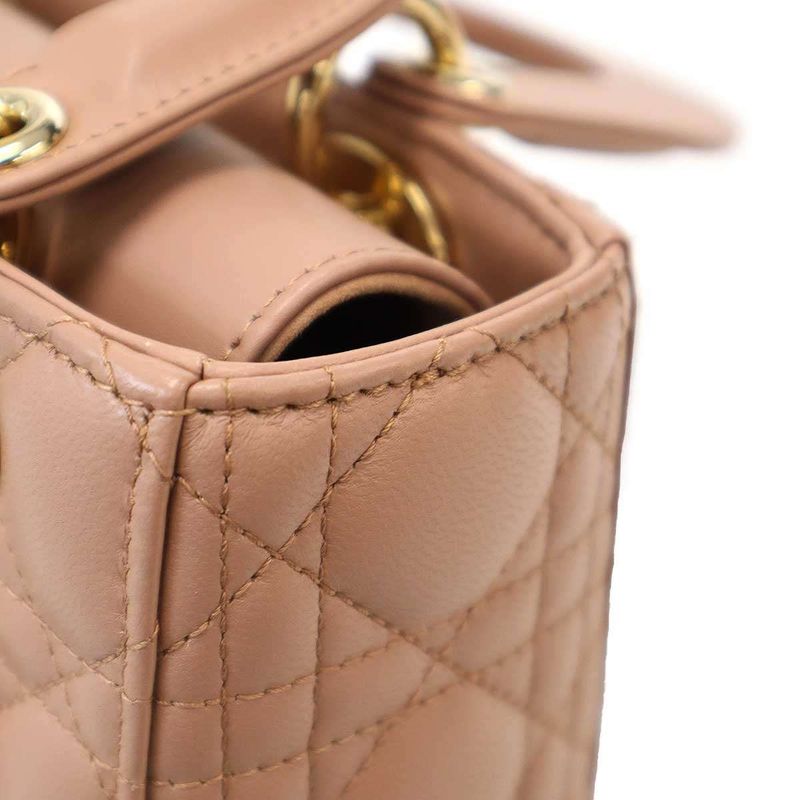 Dior Christian Myabc Small Cannage Lambskin 2-Way