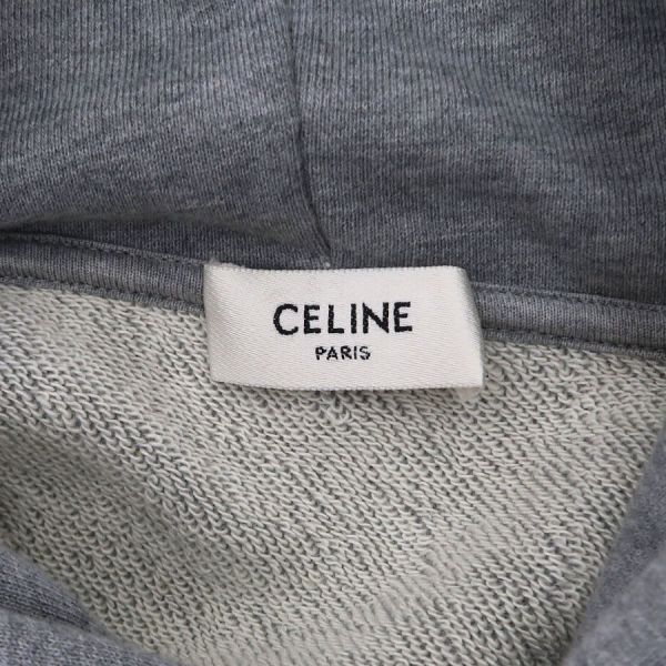 Celine Hoodie Cotton Gray