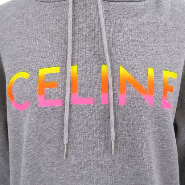 Celine Hoodie Cotton Gray