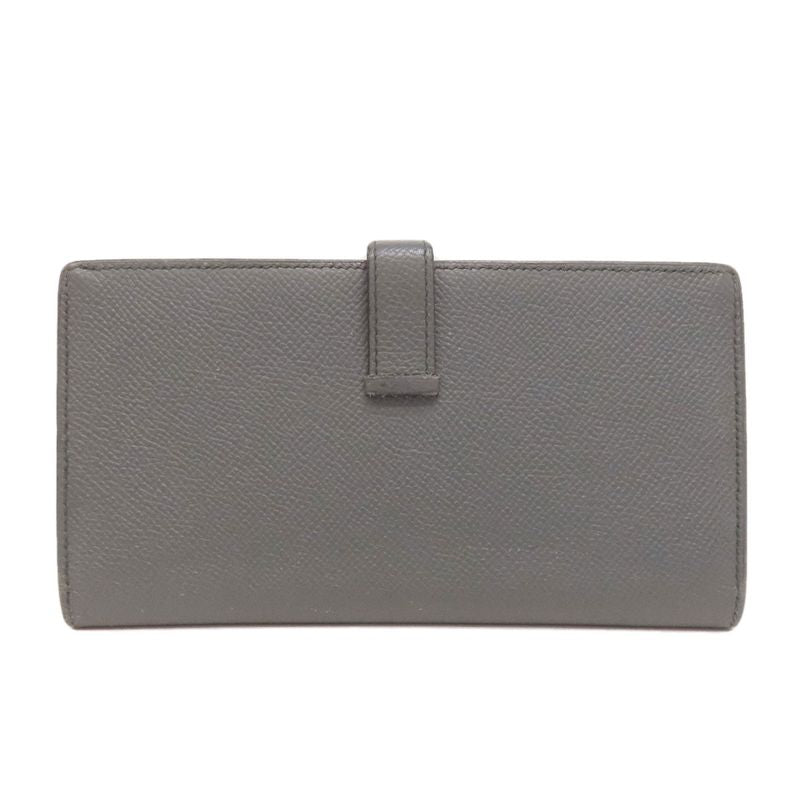 Hermes Bearn Souffle Gold Long Wallet Epsom