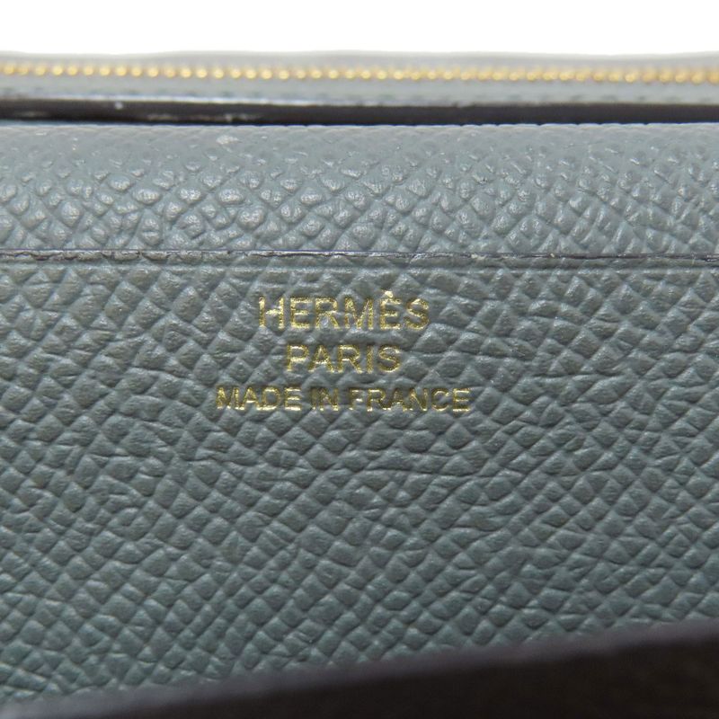 Hermes Bearn Souffle Gold Long Wallet Epsom