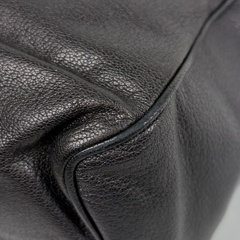 Loewe American Anagram 2-Way Shoulder Bag Leather Metallic Brown