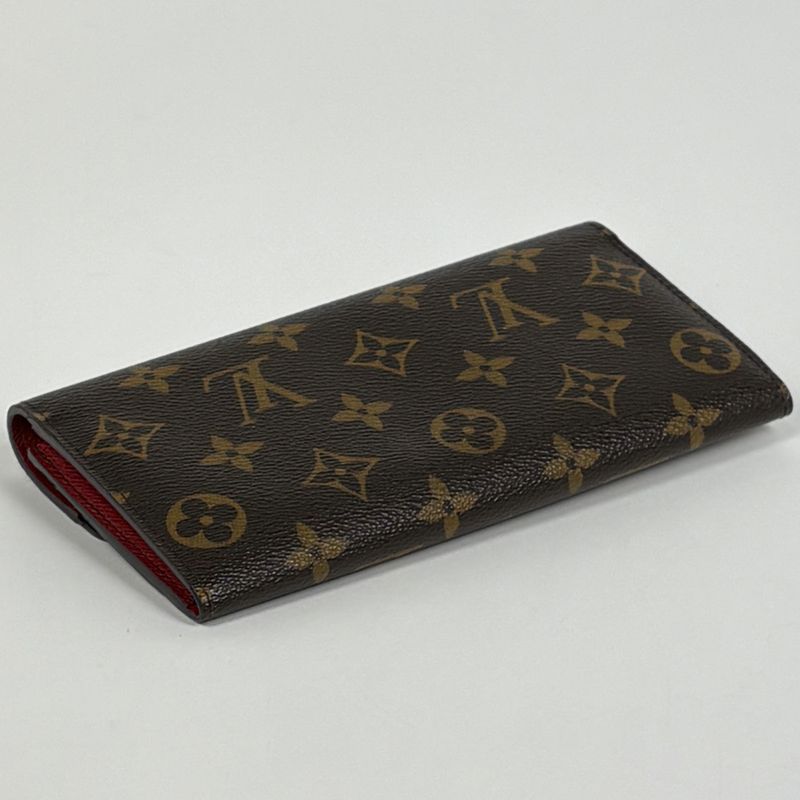 Louis Vuitton Portefeuille Emily Bifold Long Wallet Monogram Fuchsia