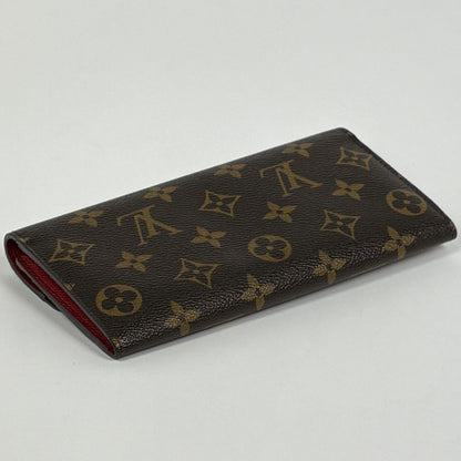 Louis Vuitton Portefeuille Emily Bifold Long Wallet Monogram Fuchsia