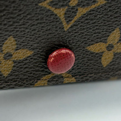 Louis Vuitton Portefeuille Emily Bifold Long Wallet Monogram Fuchsia
