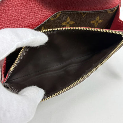 Louis Vuitton Portefeuille Emily Bifold Long Wallet Monogram Fuchsia