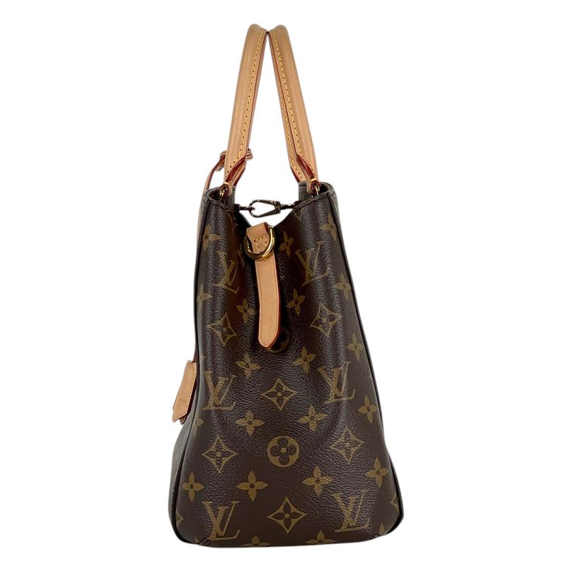 Louis Vuitton Montaigne MM Shoulder Bag 2-Way Monogram Brown