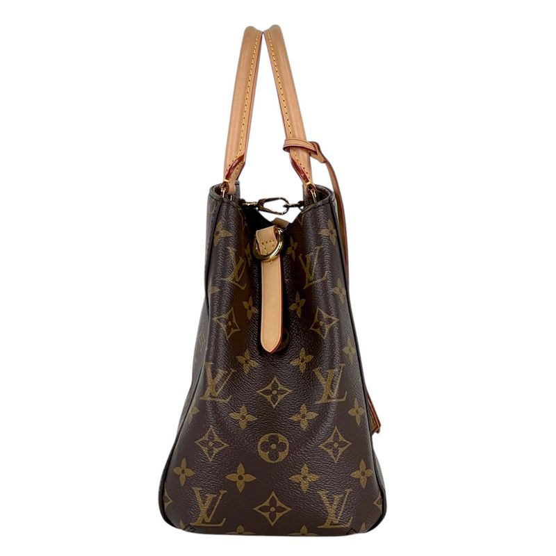 Louis Vuitton Montaigne MM Shoulder Bag 2-Way Monogram Brown