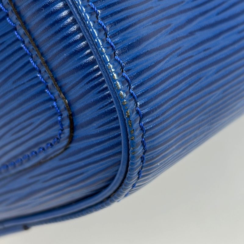 Louis Vuitton Speedy 25 Mini Boston Handbag Epi Toledo Blue