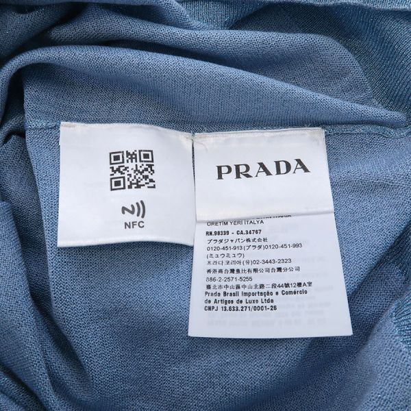 Prada Long T-Shirt Silk Polyester