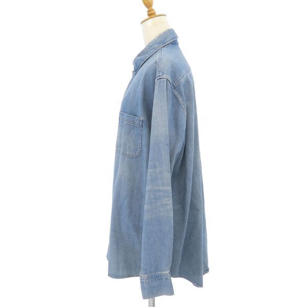 Celine Denim Shirt Cotton Blue