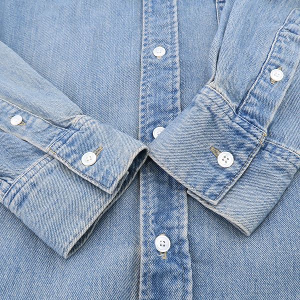 Celine Denim Shirt Cotton Blue