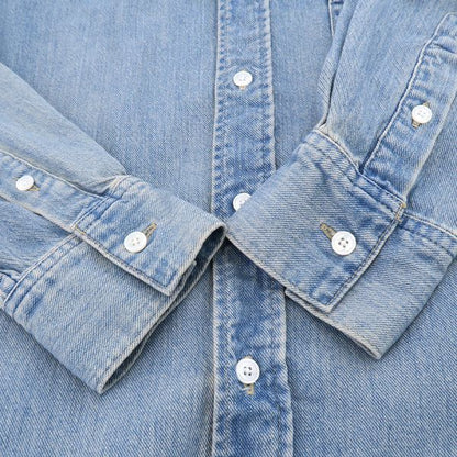 Celine Denim Shirt Cotton Blue