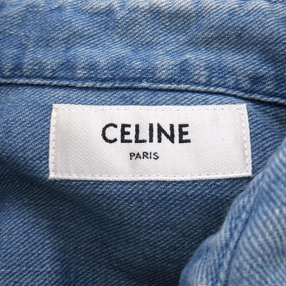 Celine Denim Shirt Cotton Blue