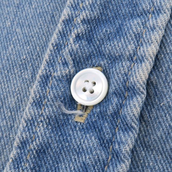 Celine Denim Shirt Cotton Blue