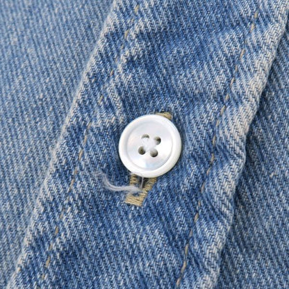 Celine Denim Shirt Cotton Blue