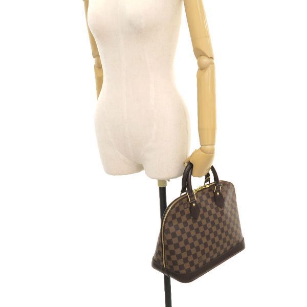 Louis Vuitton Damier Alma Cotton Brown