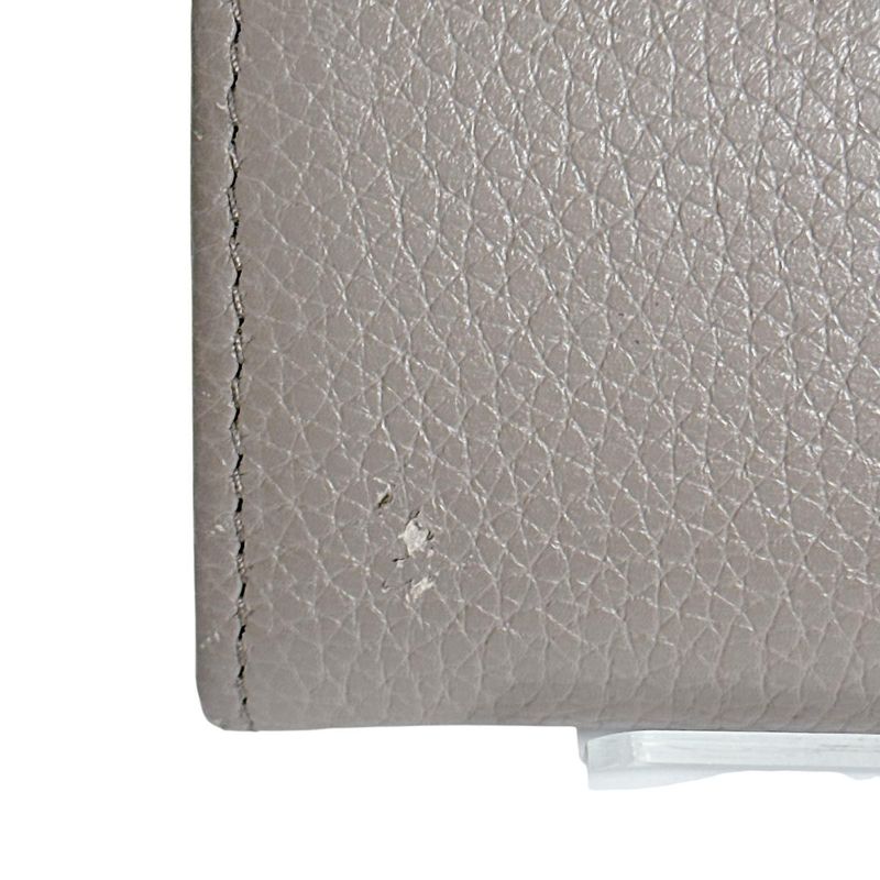 Prada Vitello Grain Leather 6 Key Case Saffiano Grey Ge
