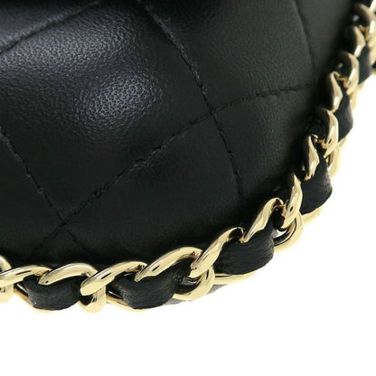Chanel Around Quilted Chain Wallet