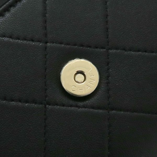 Chanel Around Quilted Chain Wallet