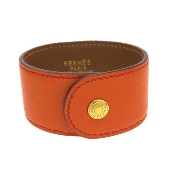 Hermes Medallion Bracelet S From a Leather