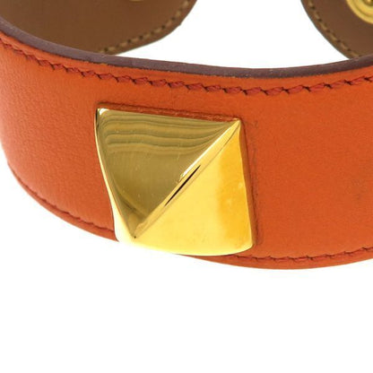 Hermes Medallion Bracelet S From a Leather