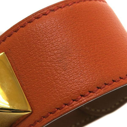 Hermes Medallion Bracelet S From a Leather