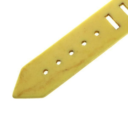 Chanel Rubber Bracelet Yellow