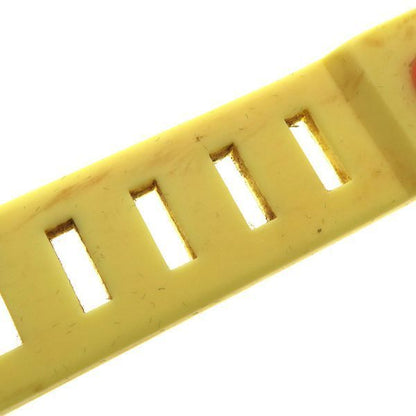 Chanel Rubber Bracelet Yellow