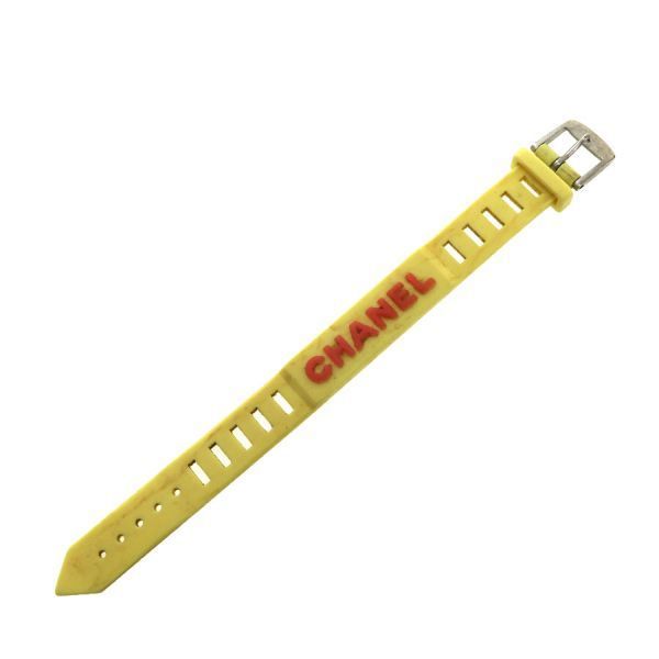 Chanel Rubber Bracelet Yellow
