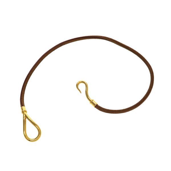 Hermes Jumbo Bracelet Leather Brown