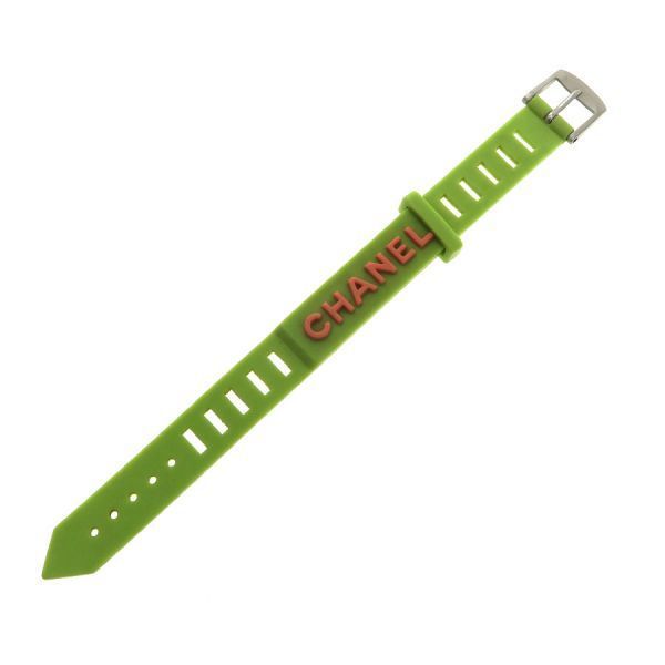 Chanel Rubber Bracelet Green