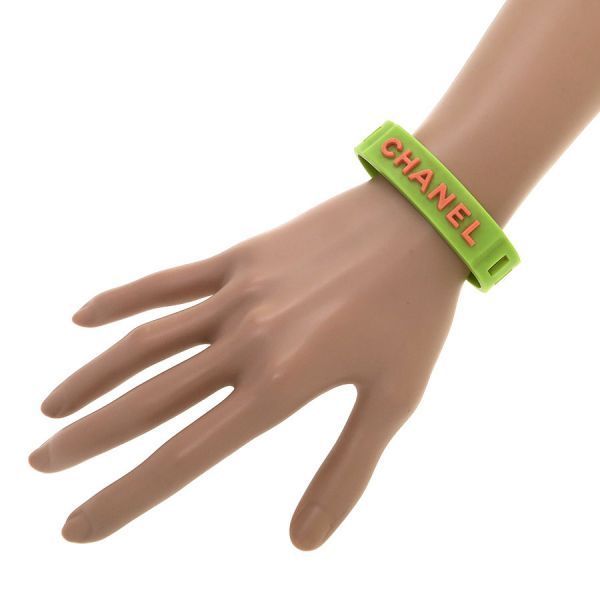 Chanel Rubber Bracelet Green