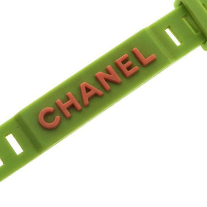 Chanel Rubber Bracelet Green