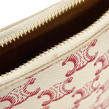 Celine Handbag Triomphe Ava Leather Ivoryred