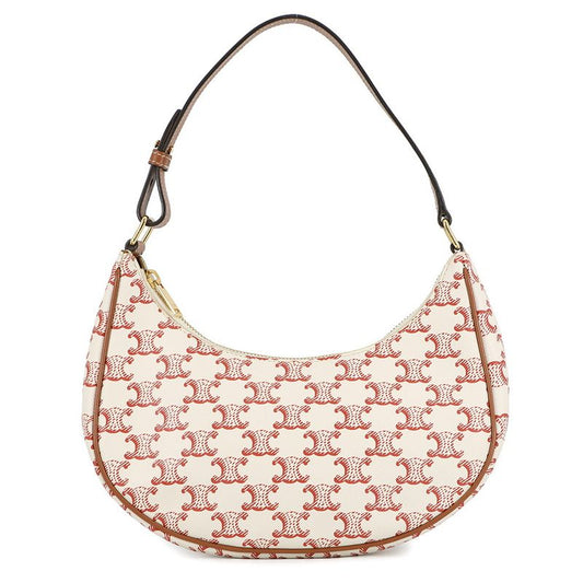 Celine Handbag Triomphe Ava Leather Ivoryred