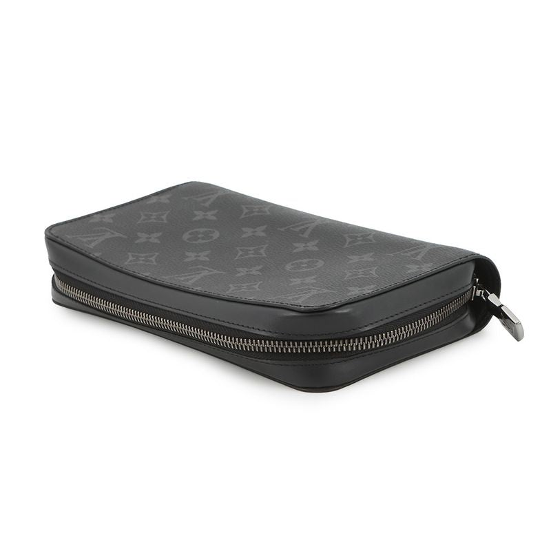 Louis Vuitton Wallet Monogram Eclipse Zippy XL Noir Black