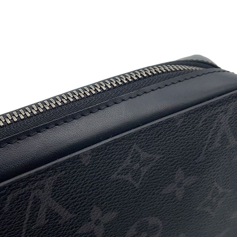 Louis Vuitton Wallet Monogram Eclipse Zippy XL Noir Black