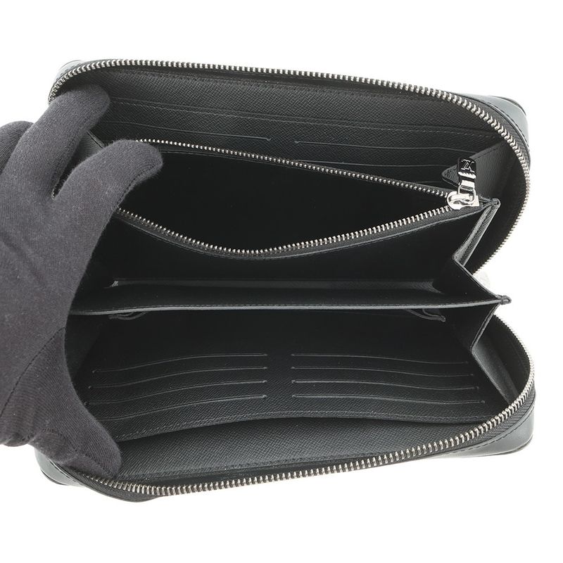 Louis Vuitton Wallet Monogram Eclipse Zippy XL Noir Black