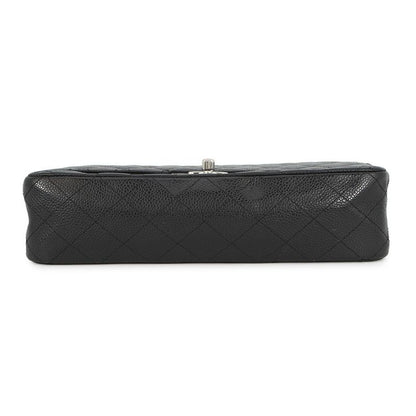 Chanel Chain Shoulder Bag Quilted 25 CC Logo Double Caviar Leather