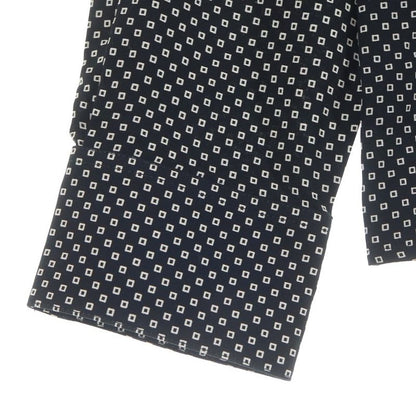 Celine All Over Pattern Rayon Long Sleeve Shirt Black