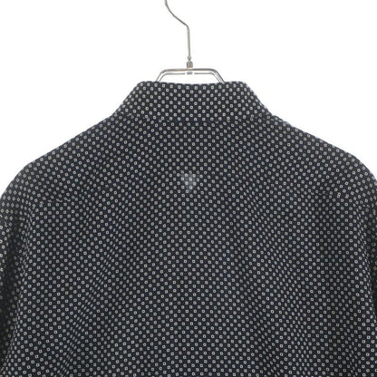 Celine All Over Pattern Rayon Long Sleeve Shirt Black