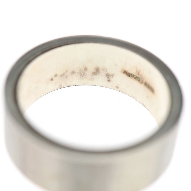 Gucci Logo Ring Silver
