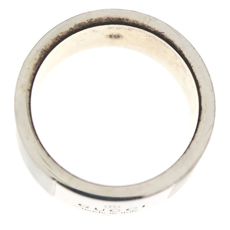 Gucci Logo Ring Silver