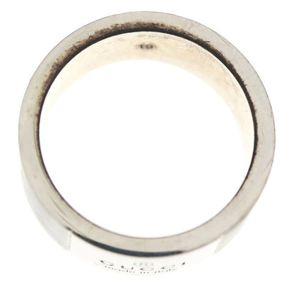 Gucci Logo Ring Silver