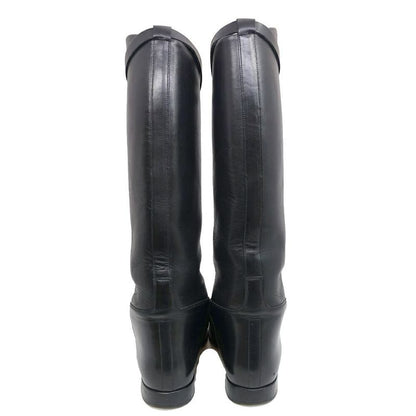 Hermes Jumping Boots Kelly Buckle Long Boots 38 Notation JP